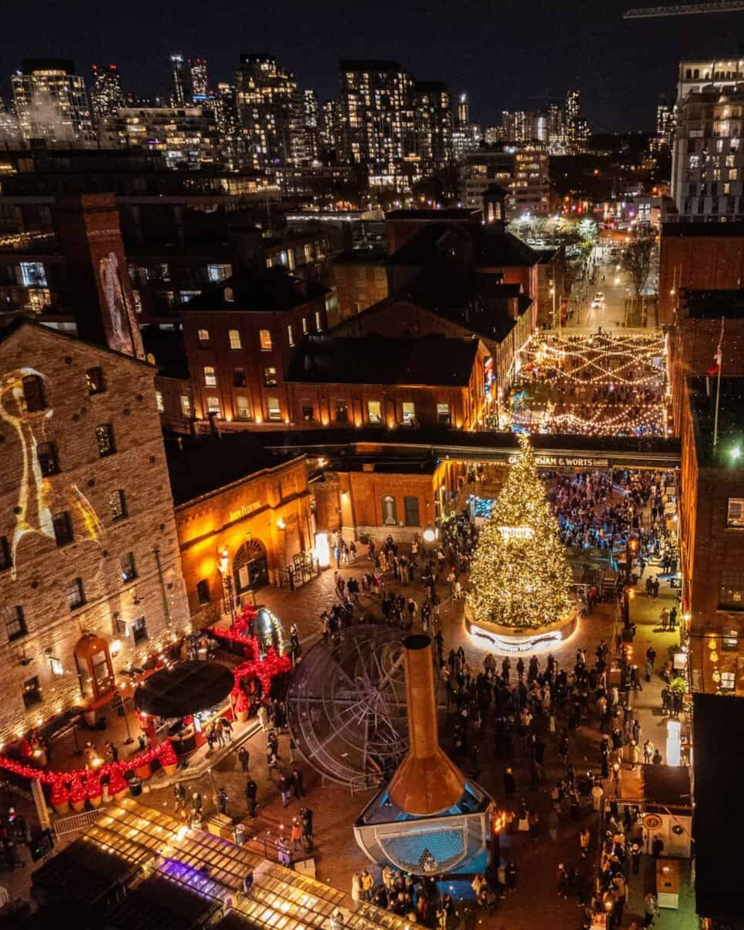 Toronto Christmas Market shuttle Shuttle to Distillery District Distillery Winter Village transportation Toronto Christmas shuttle Downtown Toronto to Distillery District Distillery District Christmas Market transportation Family Christmas activities Toronto Toronto holiday shuttle